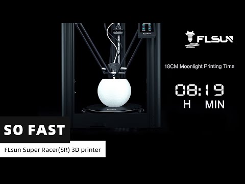 Flsun Super Racer Delta 3D Printer Demo Flsun Super Racer Delta 3D Printer Demo